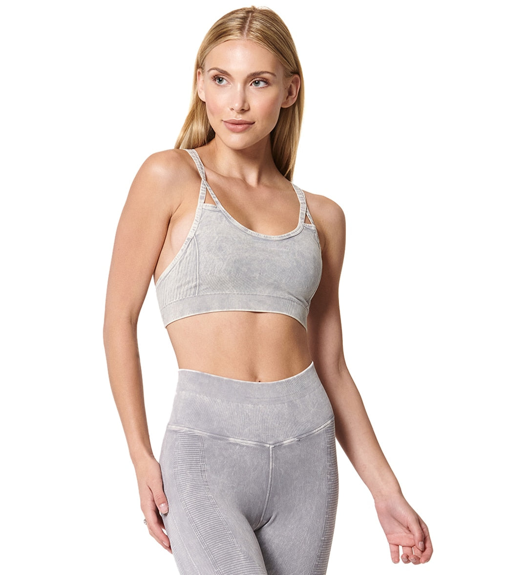 NUX Levitate Seamless Mineral Wash Yoga Sports Bra