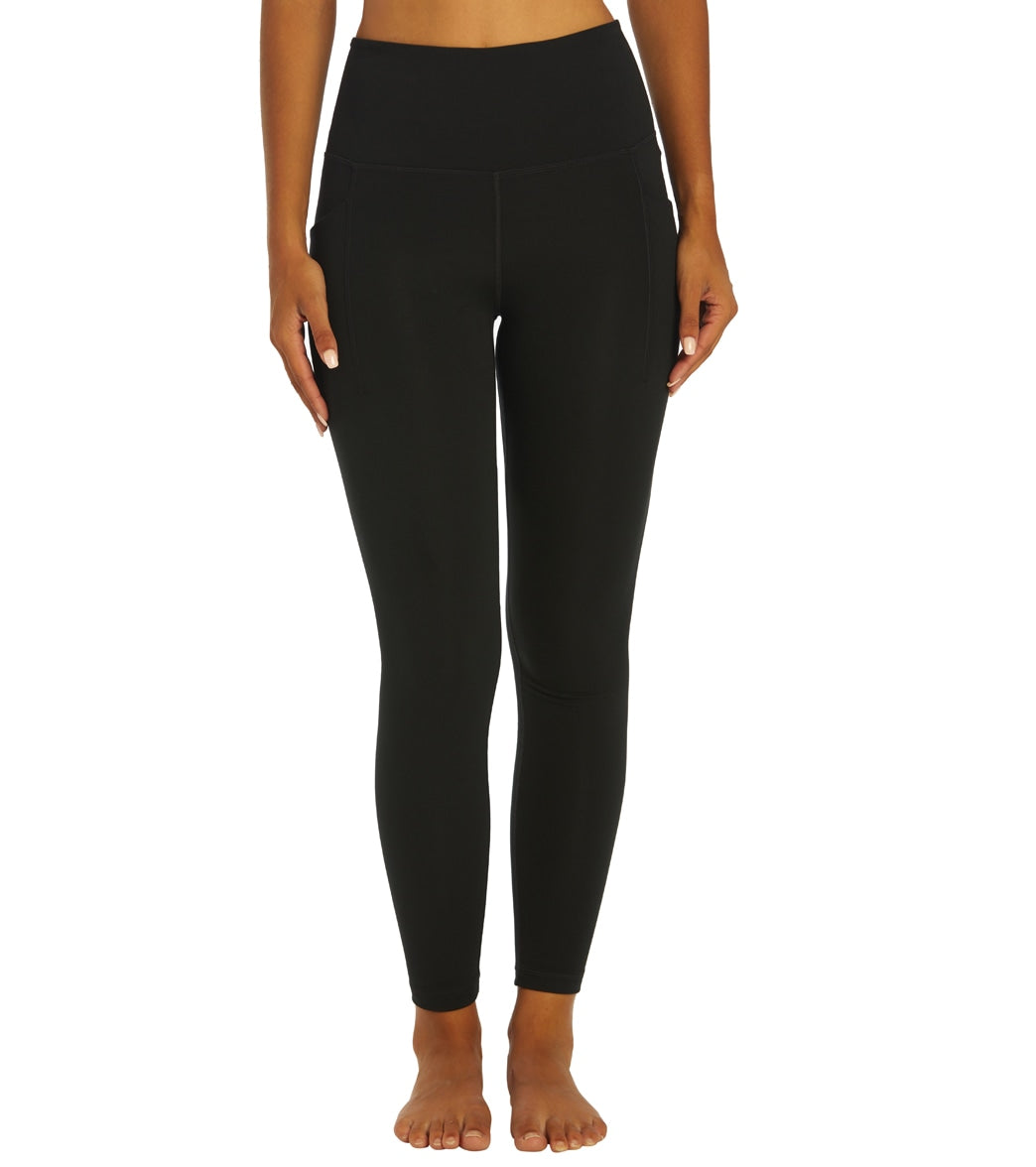 Everyday Yoga Uphold Solid High Waisted 7/8 Leggings With Pockets 25"