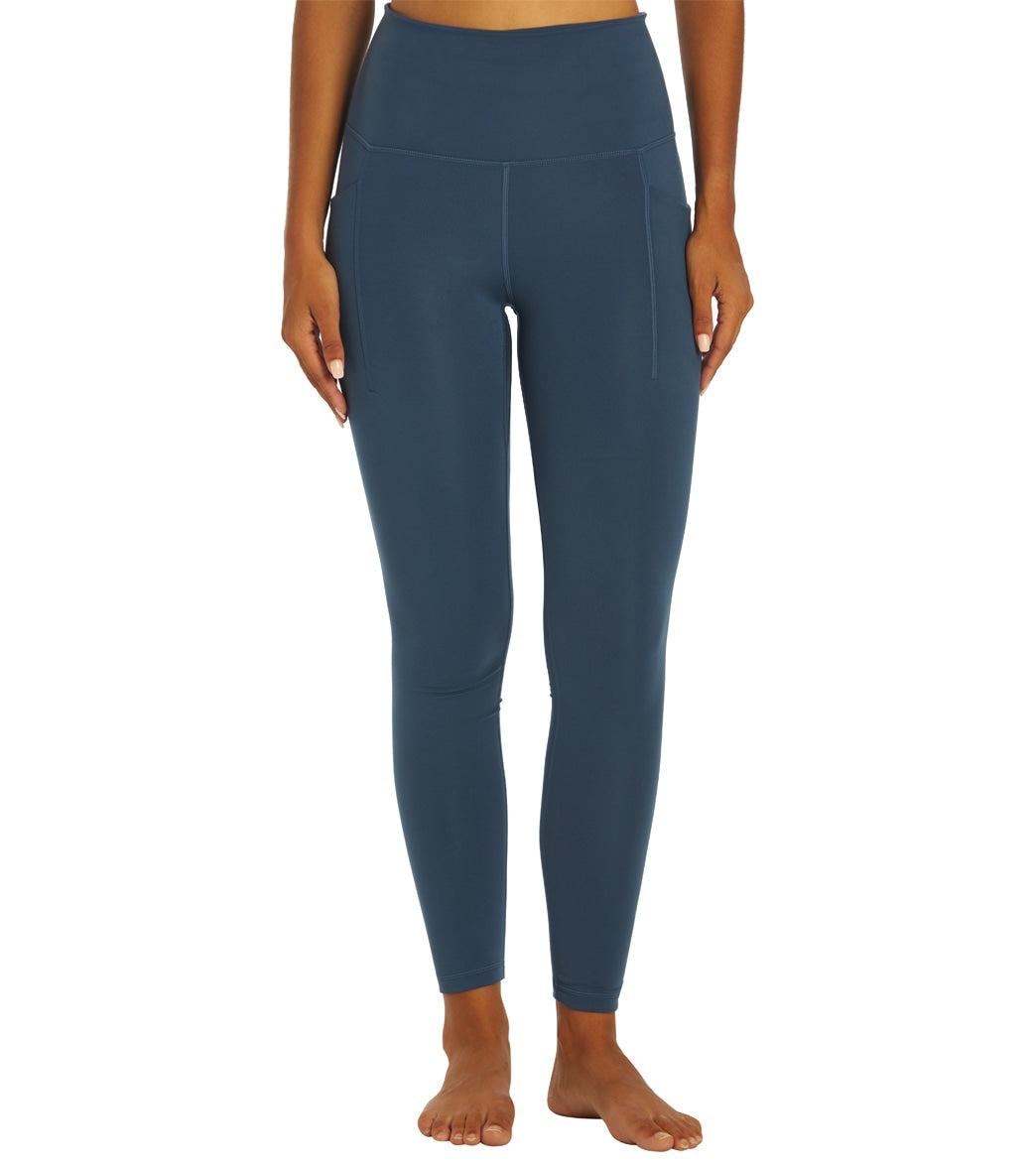 Everyday Yoga Uphold Solid High Waisted 7/8 Leggings With Pockets 25"