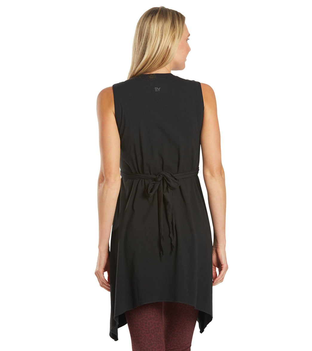 Everyday Yoga Wondrous Solid Wrap Dress