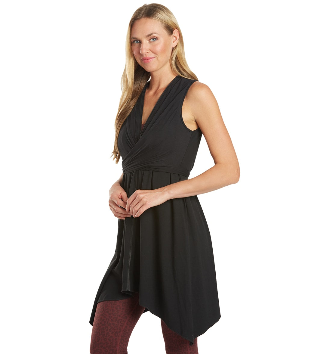 Everyday Yoga Wondrous Solid Wrap Dress