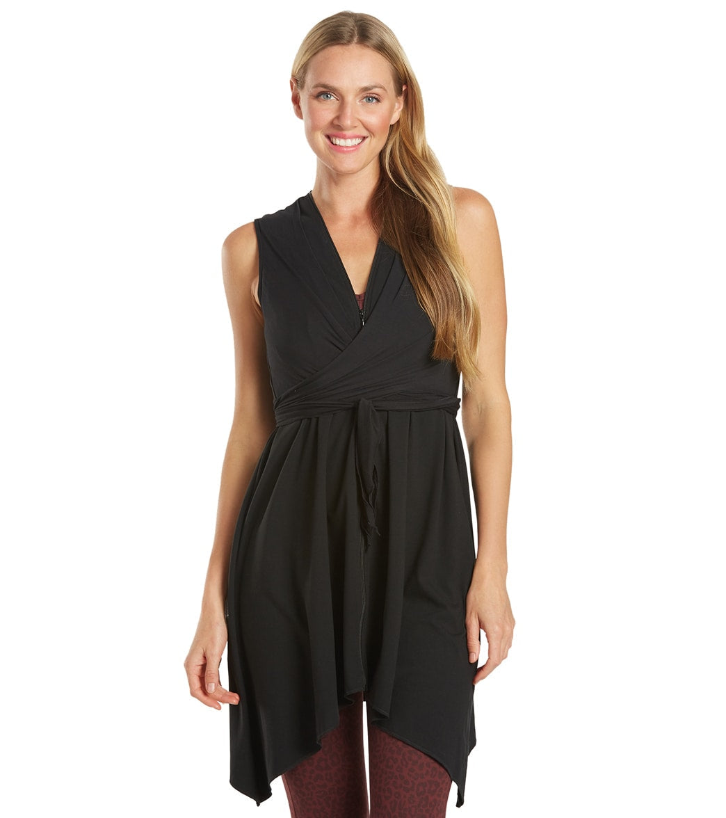 Everyday Yoga Wondrous Solid Wrap Dress