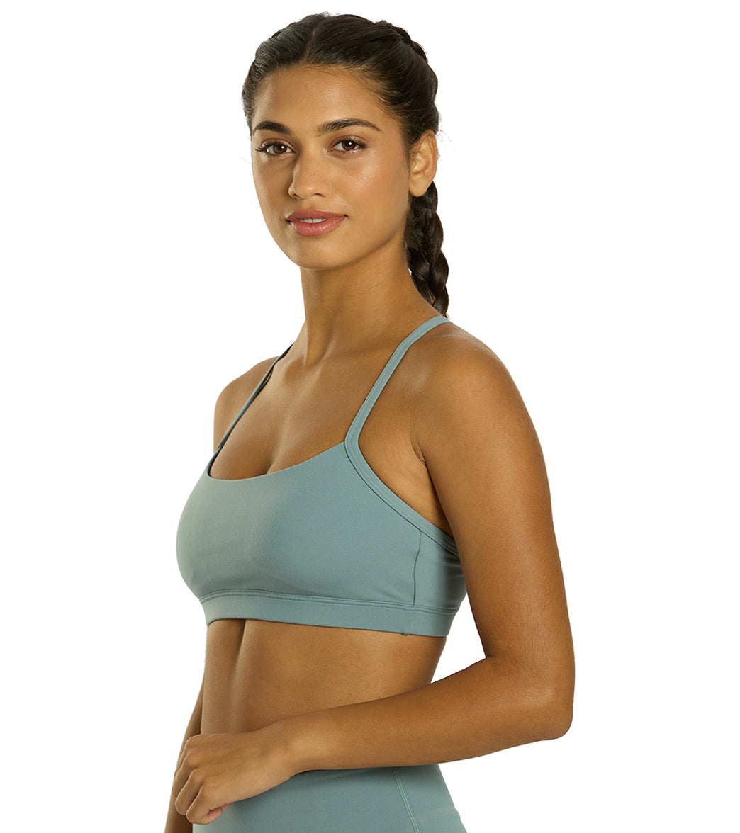 Everyday Yoga Delight Solid Racer Back Sports Bra