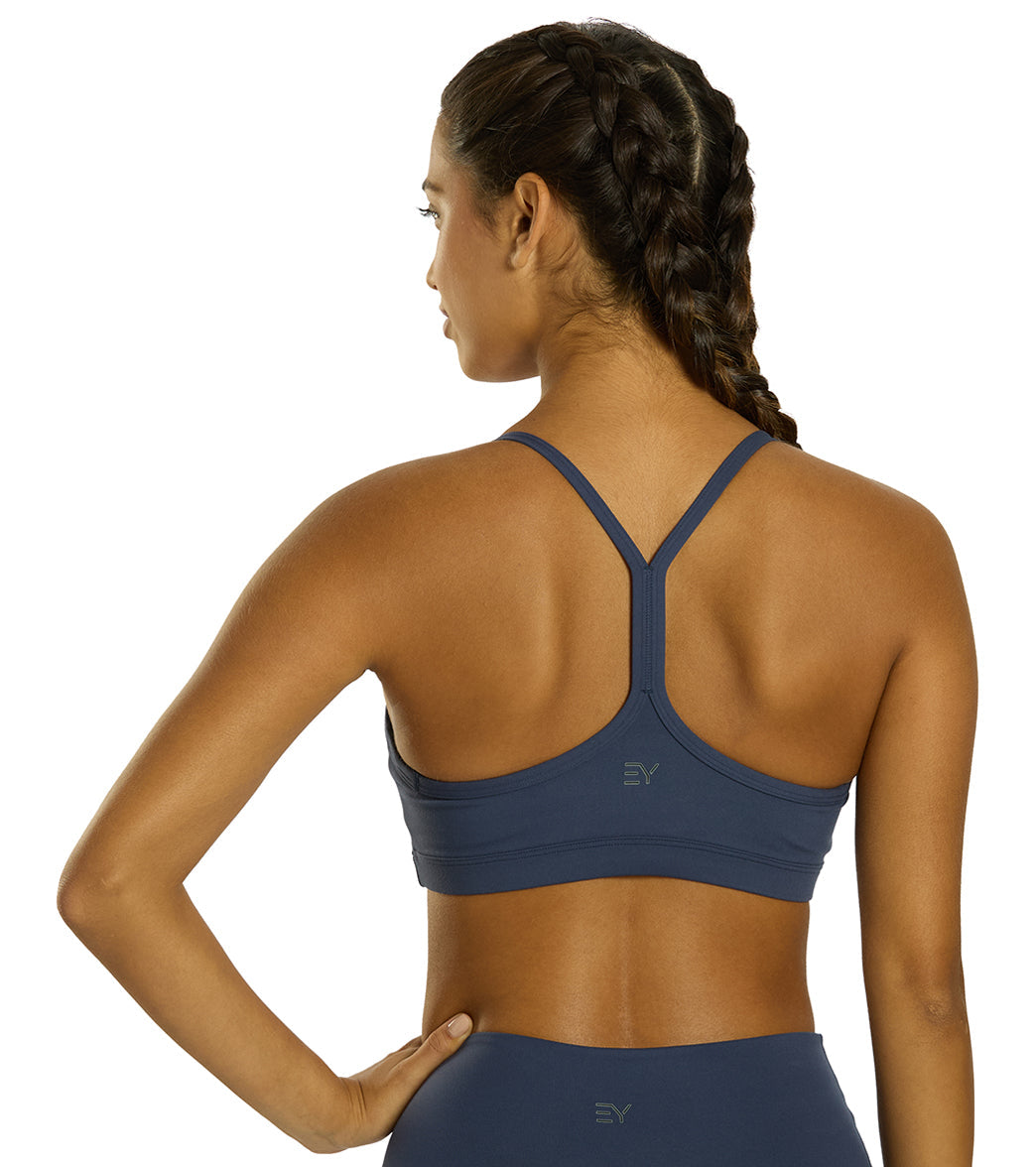 Everyday Yoga Delight Solid Racer Back Sports Bra