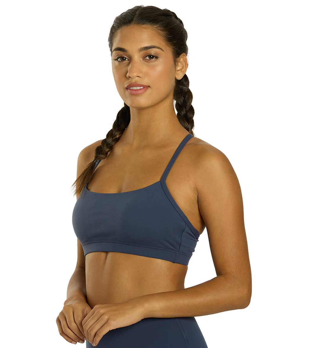 Everyday Yoga Delight Solid Racer Back Sports Bra