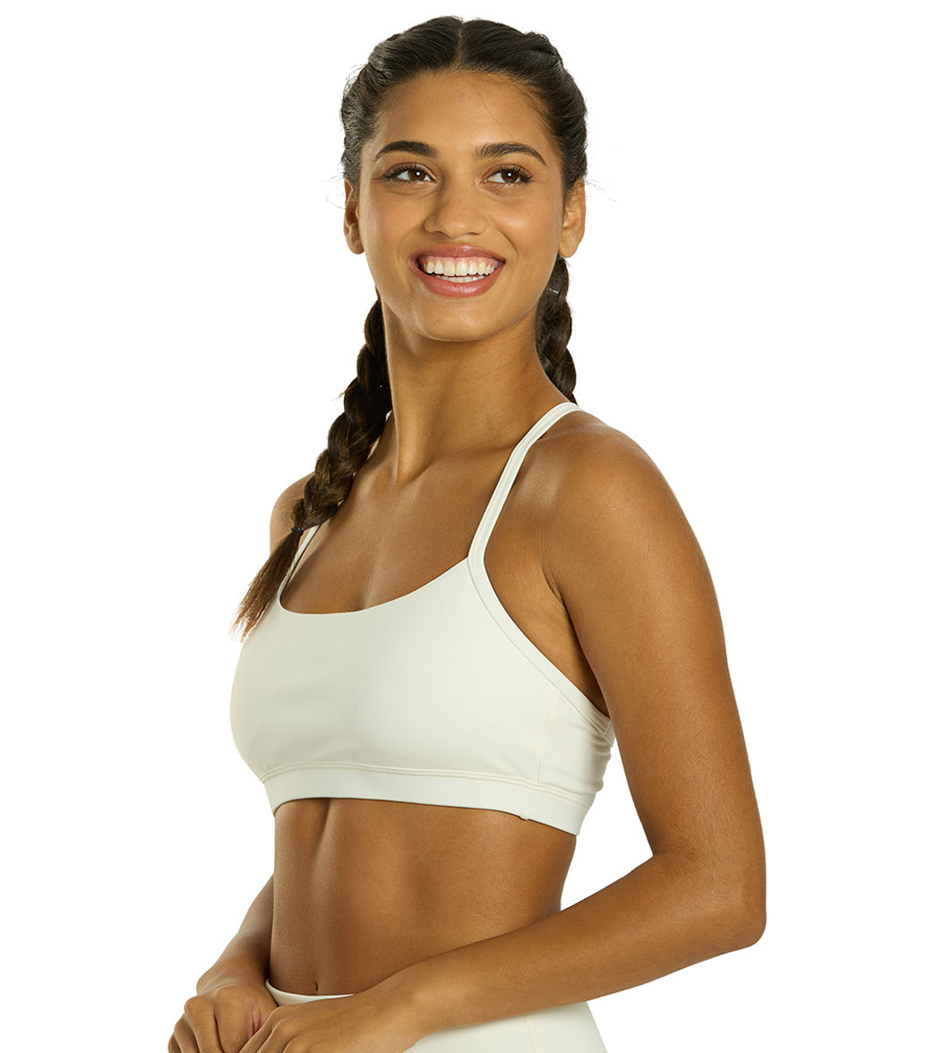 Everyday Yoga Delight Solid Racer Back Sports Bra