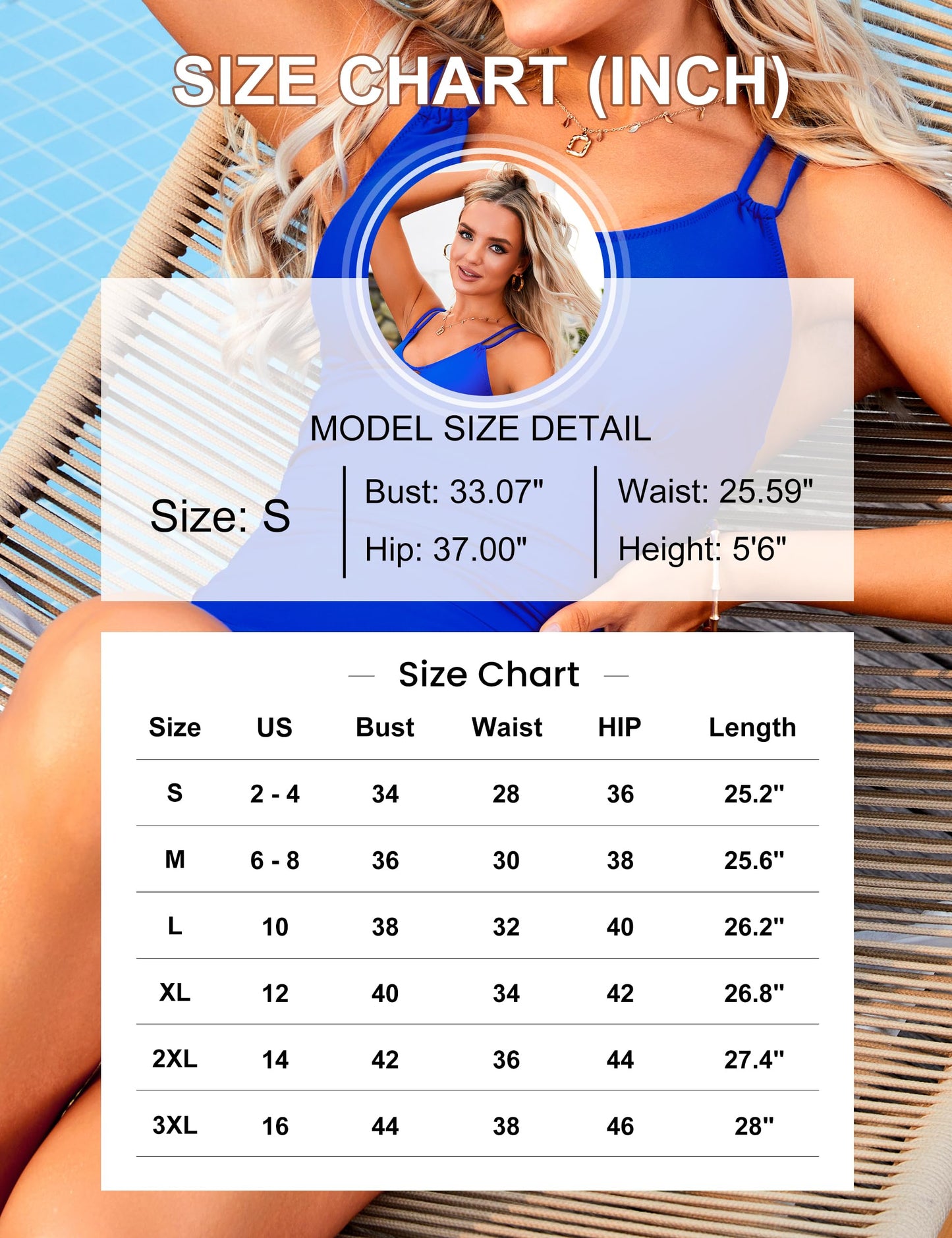 BMJL Women's Tummy Control Swimsuit Lace Up One Piece Bathing Suits Slimming V Neck Swimwear