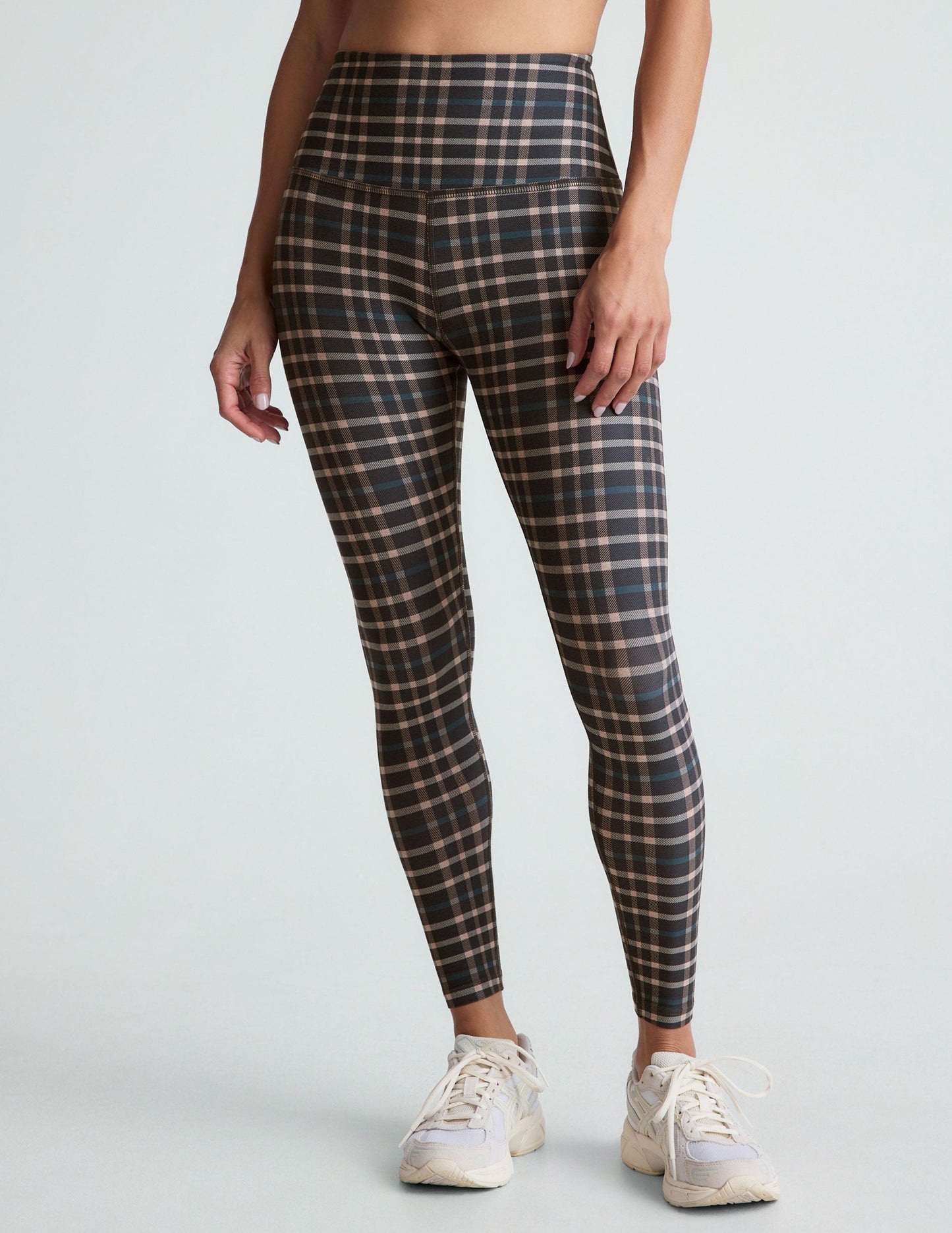 Preppy Plaid SoftMark High Waisted Midi Legging