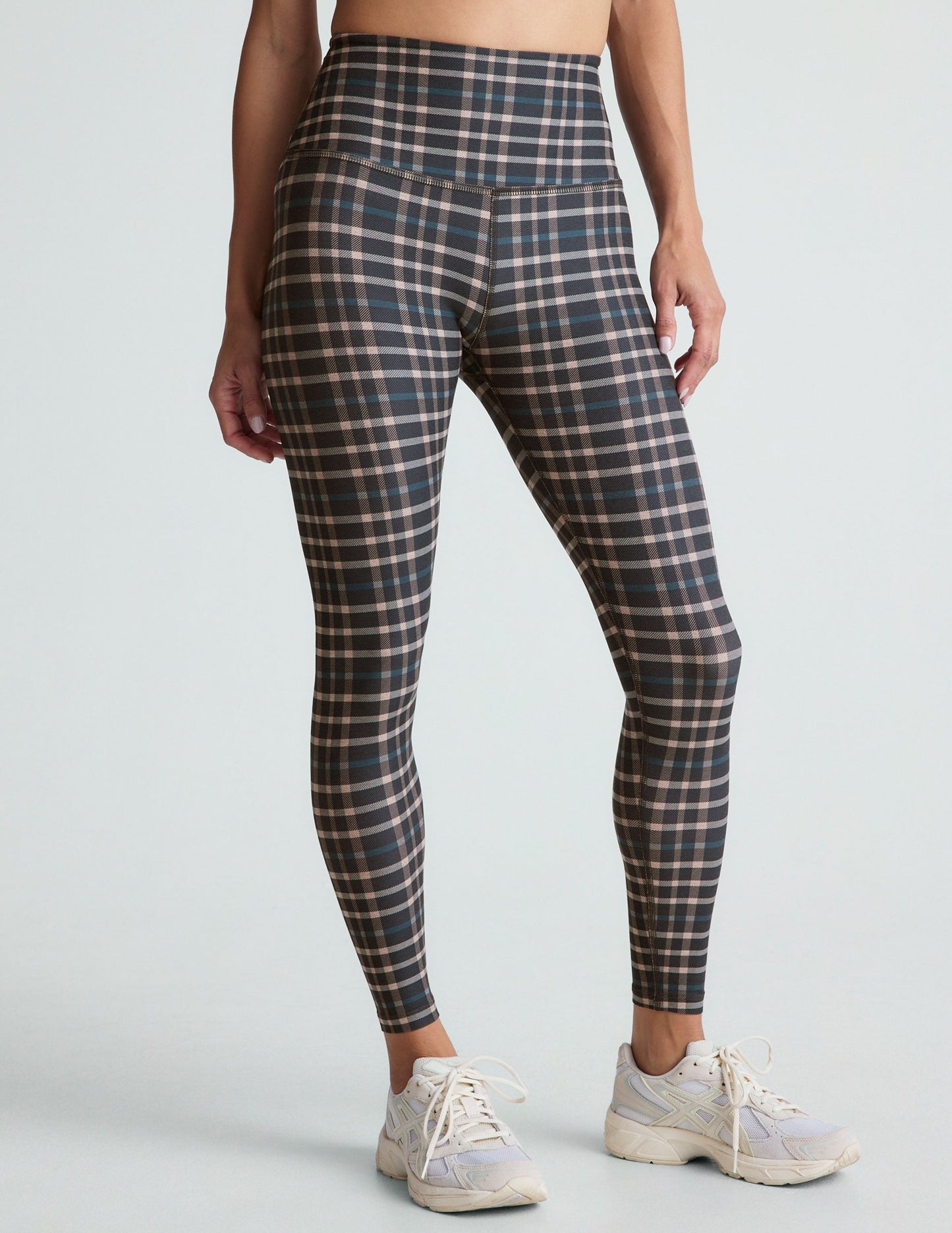 Preppy Plaid SoftMark High Waisted Midi Legging